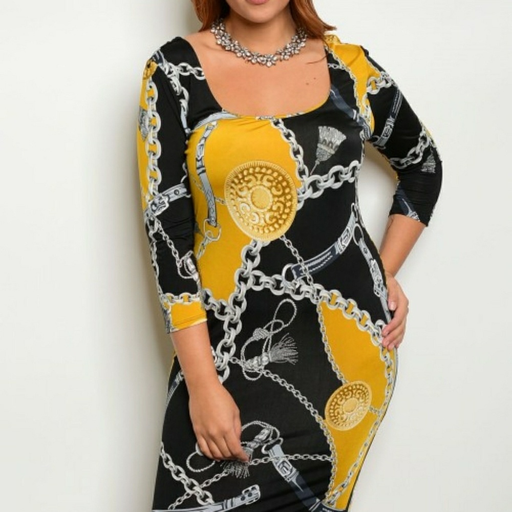 Women's Plus Size Fitted Dress!!!